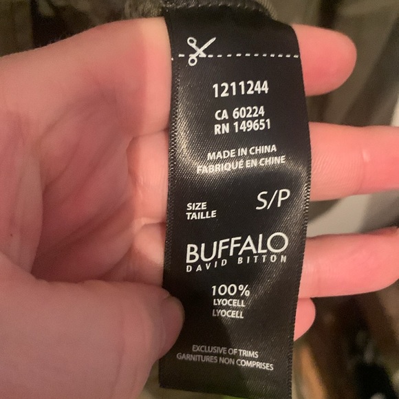 Super Cool Buffalo David Bitton Camo Green Light Button Up Jacket SZ Small 🔥 - Picture 7 of 7